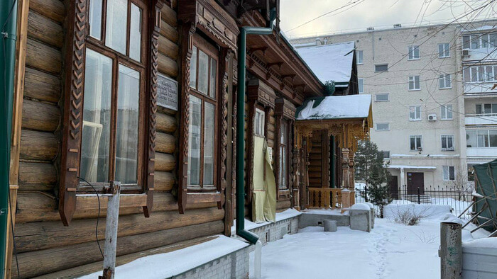 В Омске продолжается масштабная реконструкция Музея городского быта на Театральной