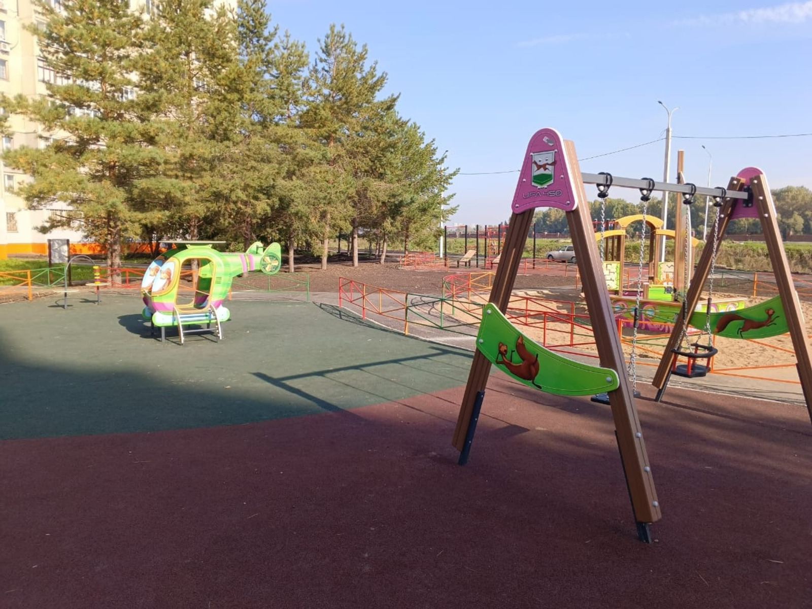 В Башкирии дворы решили освежить и вернуть площадкам нормальный вид