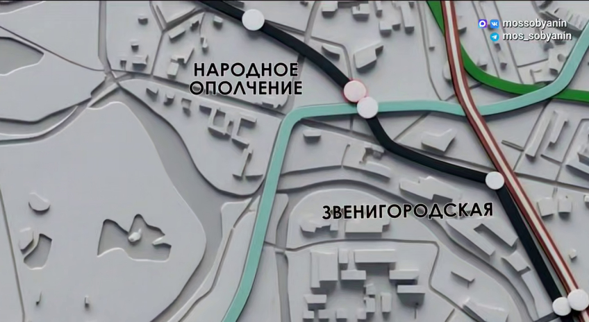 В Москве готовность станции «Народное Ополчение» составляет 75%