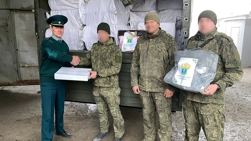 Астраханская таможня передала Министерству обороны текстиль для бойцов СВО