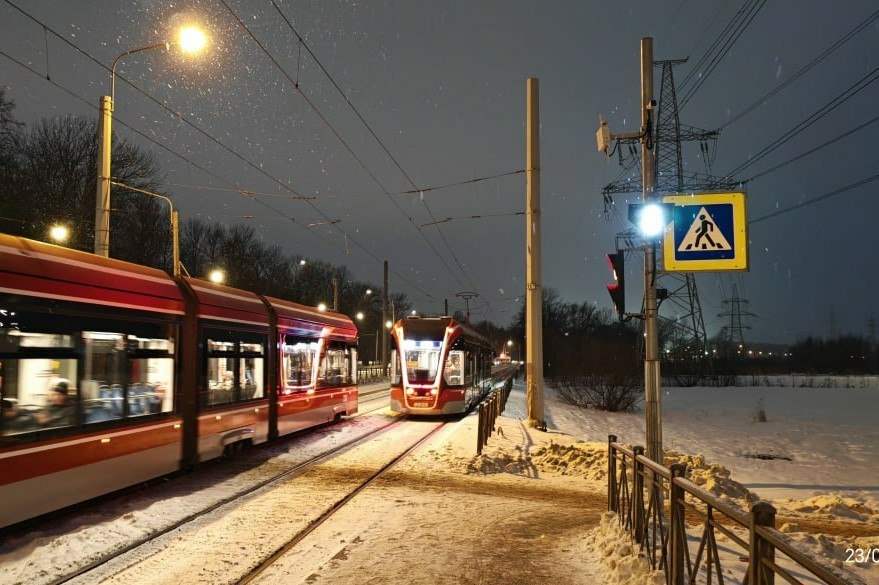 В Красносельском районе Санкт-Петербурга появился новый светофорный объект