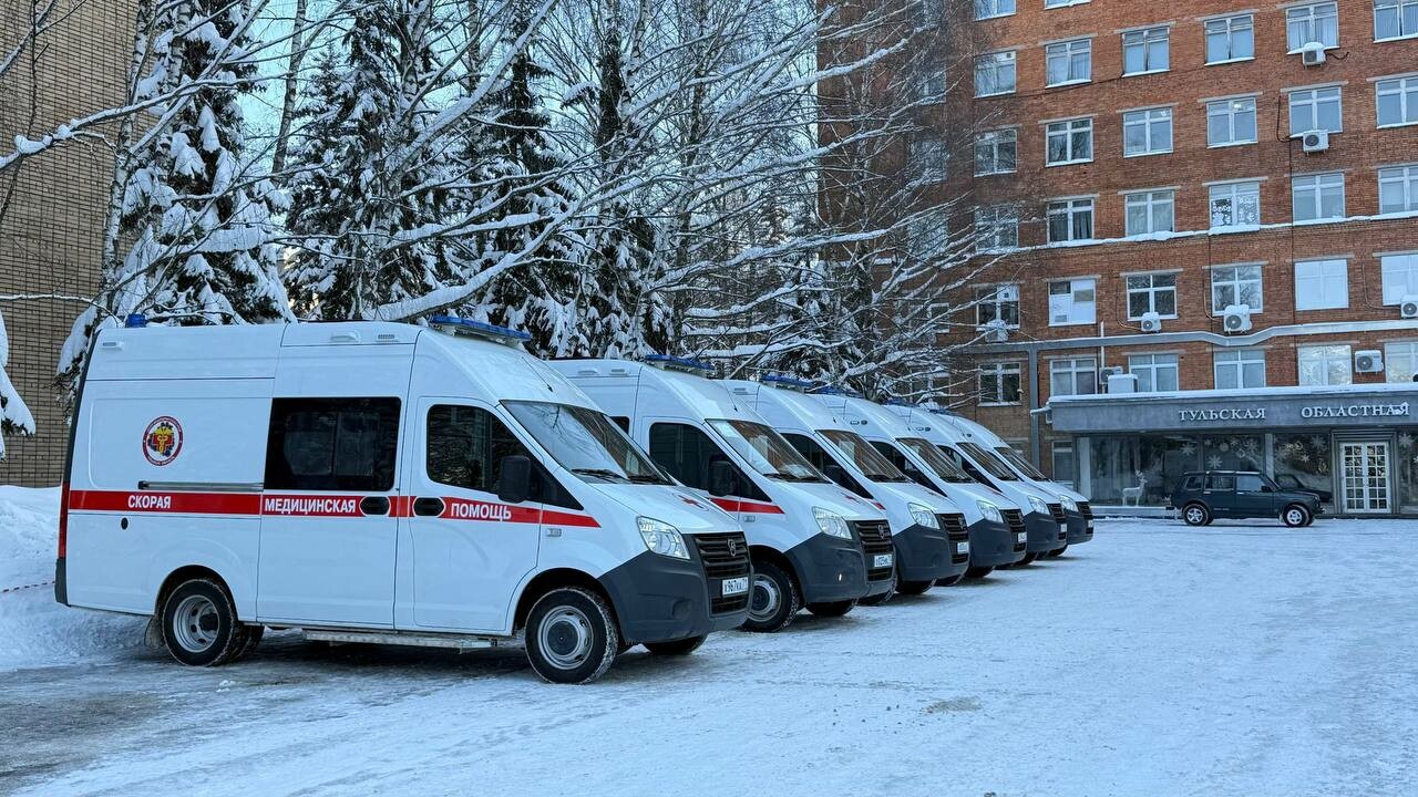 Тульский центр медицины катастроф получил шесть новых автомобилей