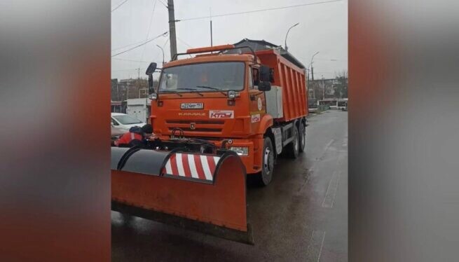 На улицы Краснодара выйдет спецтехника из‑за надвигающегося снегопада