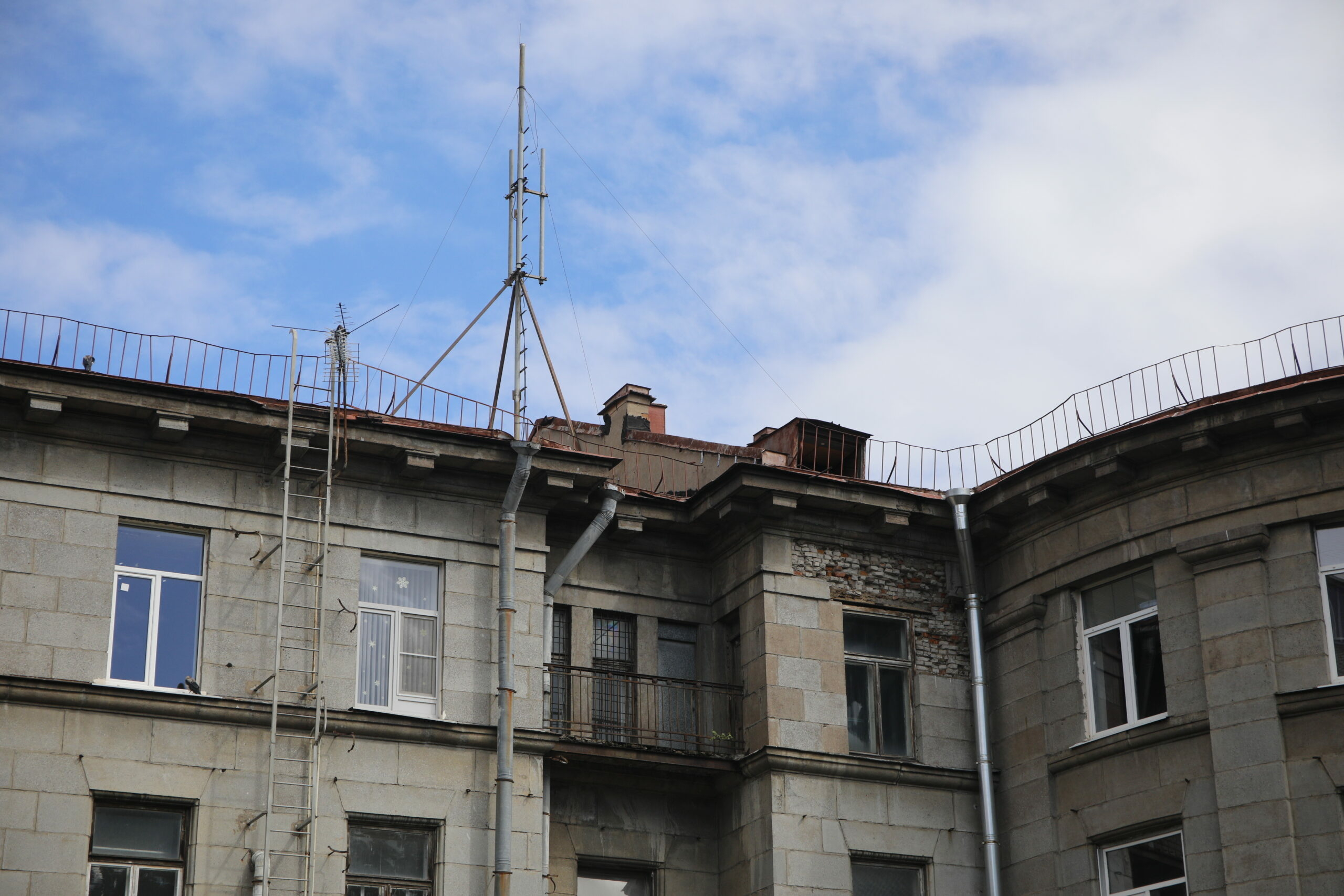 Активисты из Петербурга оказались в полицейском участке из-за попытки захватить демонтируемый ВНИИБ