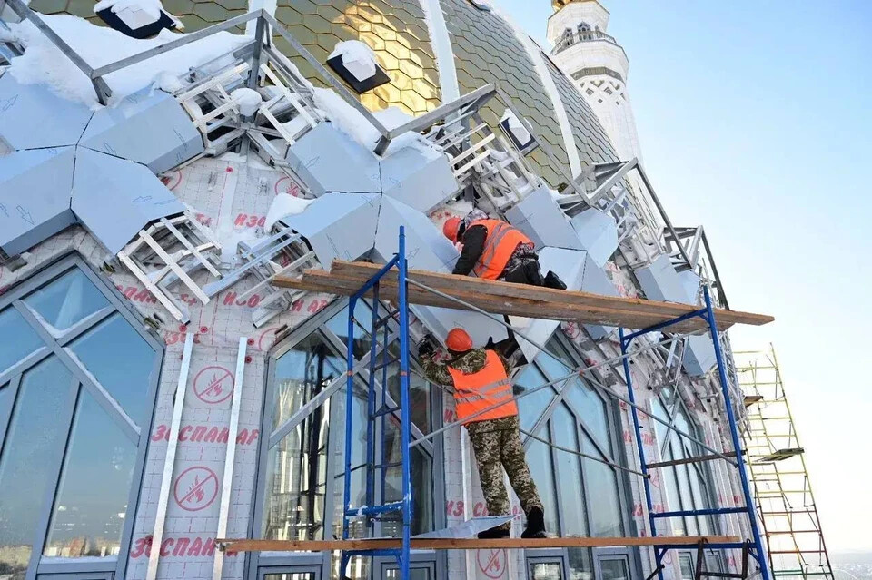 Мечеть «Ар-Рахим» в Уфе снова строят, работы не остановили даже в праздники