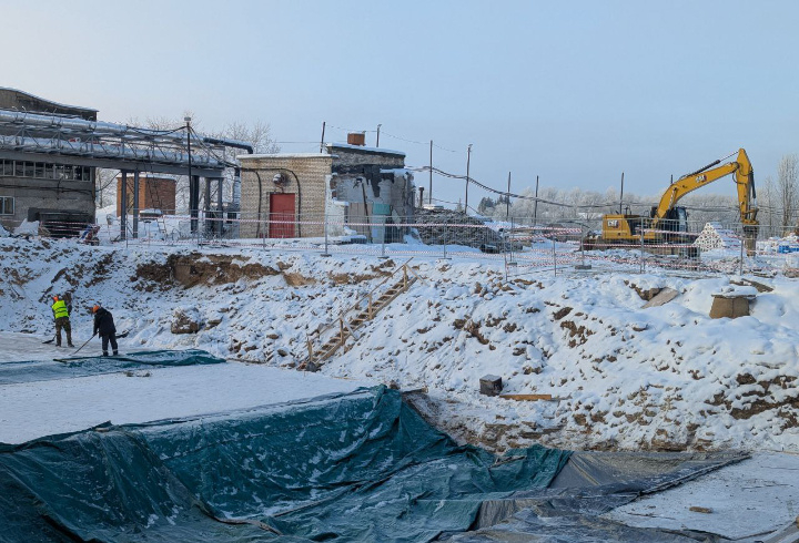 В Волхове строят водоочистные сооружения