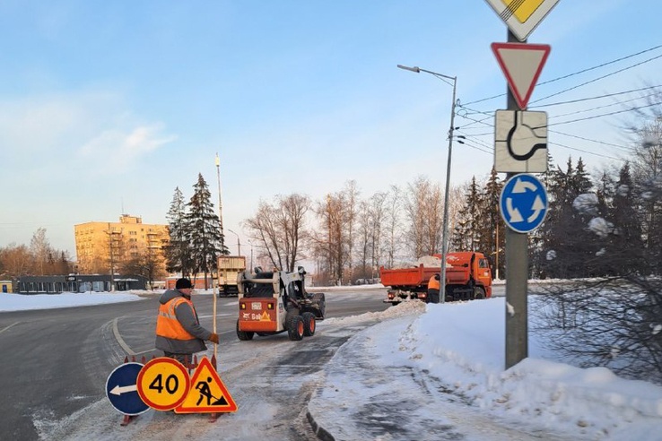 Работа Снежного штаба в Ленобласти идет круглосуточно