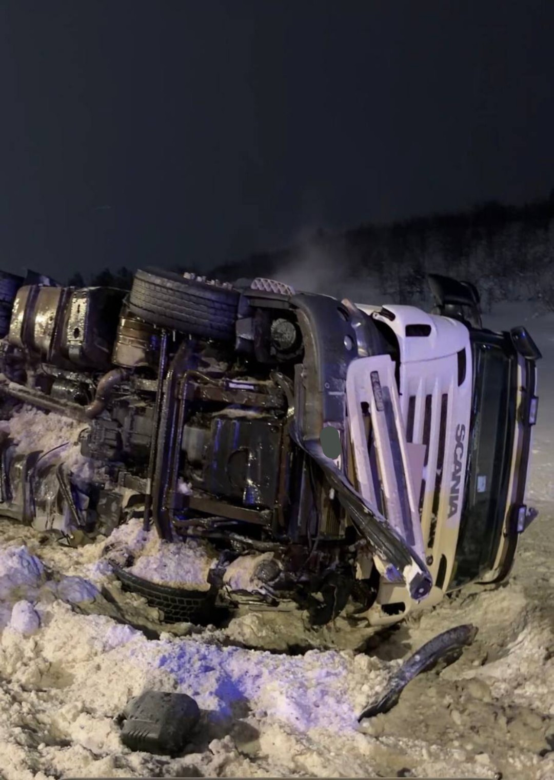 В Мурманске столкнулись пять легковушек, автобус и грузовик