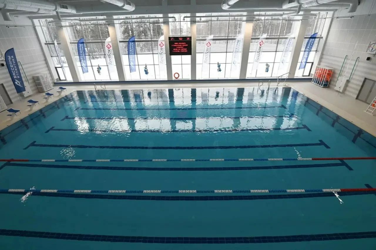 Губернатор Ленобласти Александр Дрозденко открыл бассейн «Атлантика» в Сертолово