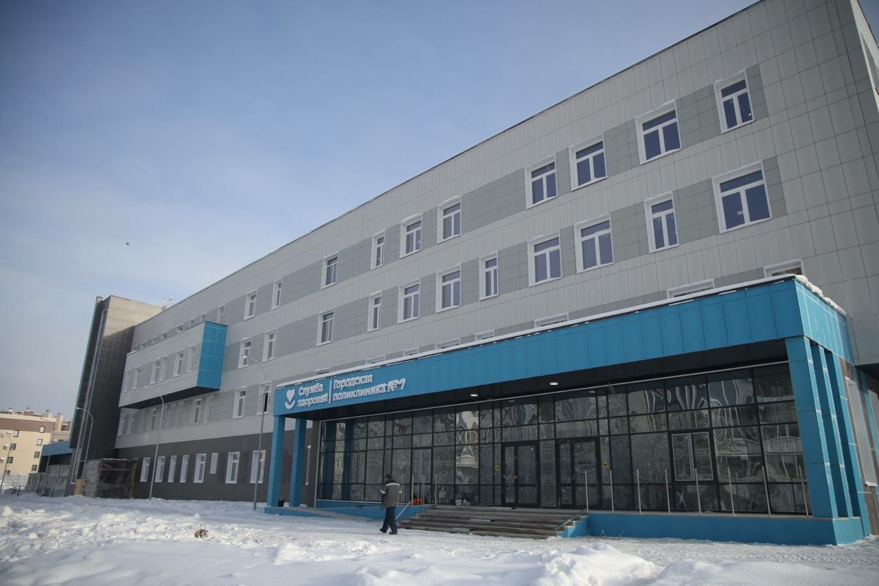 Поликлиника №7 в Зашекснинском районе Череповца готова на 92%