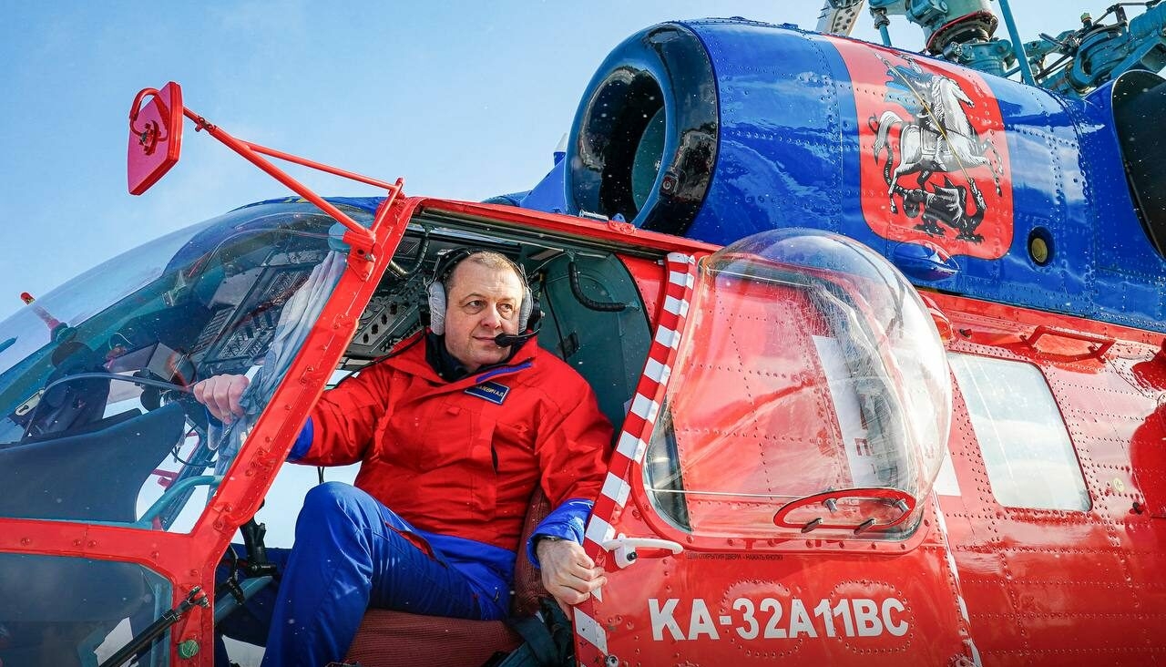 В Московский авиацентр поступил новый пожарный вертолет Ка-32А11ВС