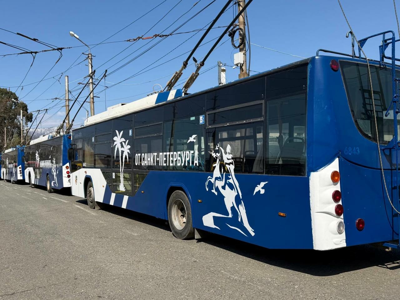 Поляков анонсировал передачу Сухуму десяти троллейбусов из Петербурга