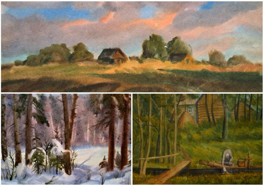 Дочь художника передала 49 акварелей в Астраханскую галерею