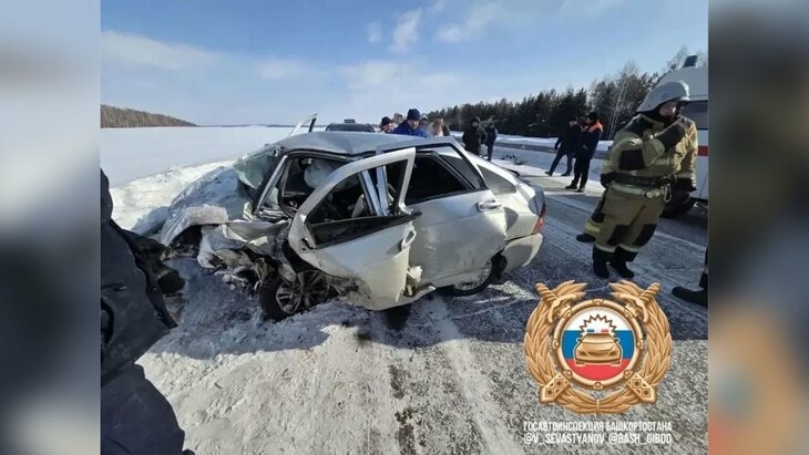 В Башкирии лобовое столкновение унесло жизни пятерых