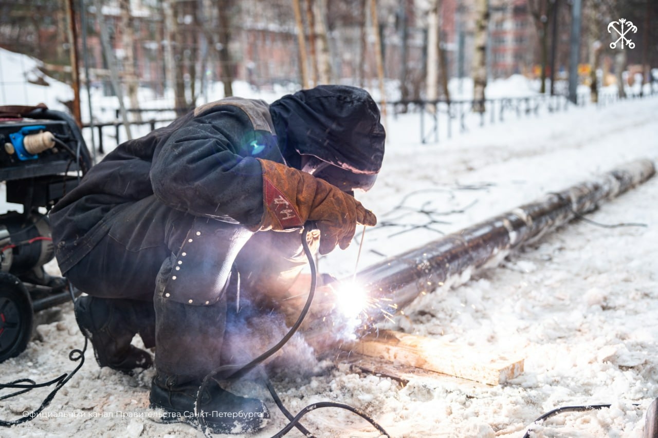 В петербургском квартале 26А Озеро Долгое началась реконструкция теплосетей