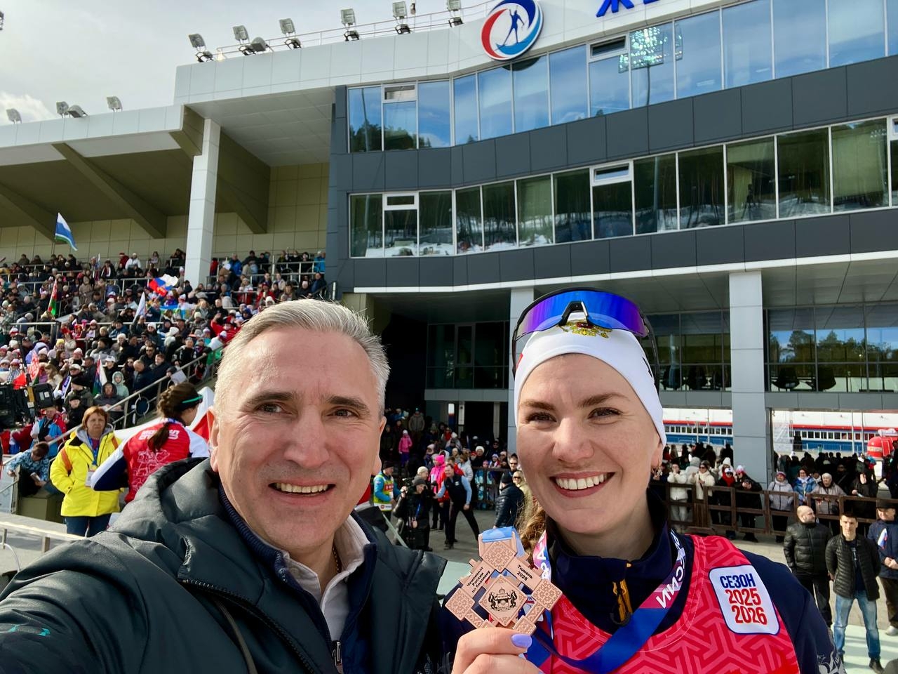 В Тюменской области Виктория Сливко взяла бронзу в масс-старт Чемпионата России по биатлону