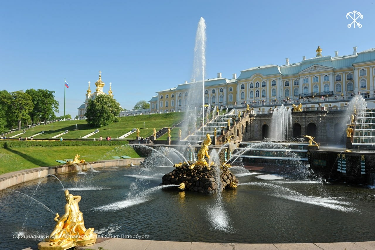 В музее-заповеднике «Петергоф» сезон фонтанов стартует 25 апреля
