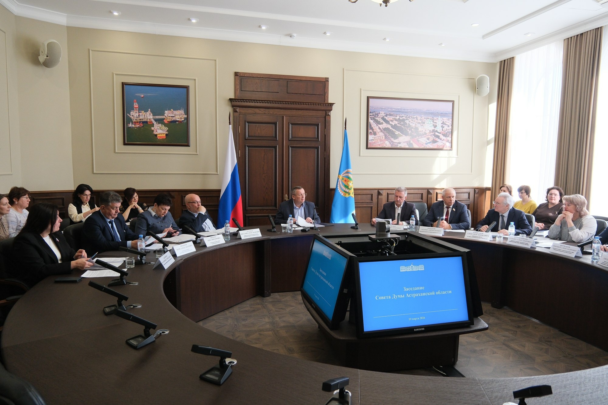 В Астраханской области прошло заседание Совета Думы