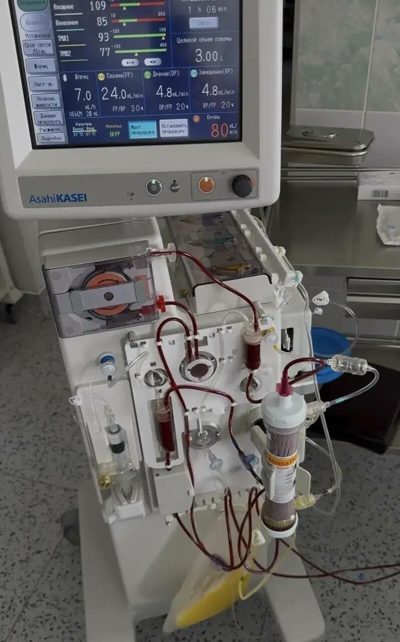 В Астрахани спасают пациентов с «опасным холестерином» при помощи фильтрации крови