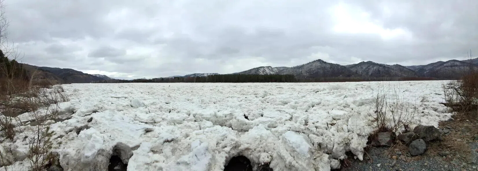 Ледовый затор на Абакане размоет к 13 апреля