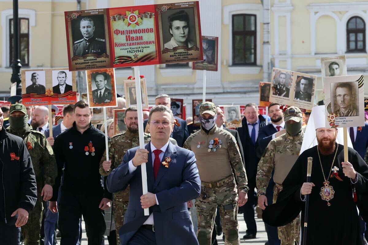 Участие в шествии «Бессмертного полка» в Вологде приняли 12 тысяч человек