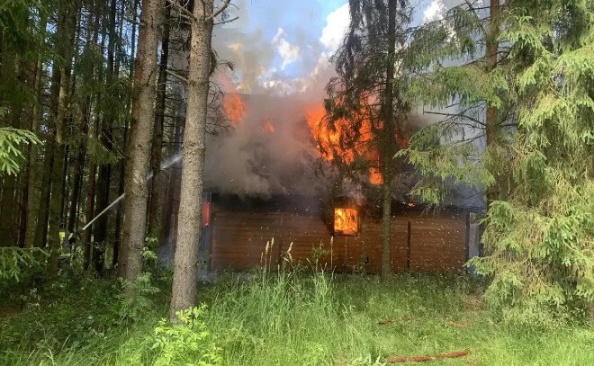 За сутки в Ленобласти при пожарах погибли два человека