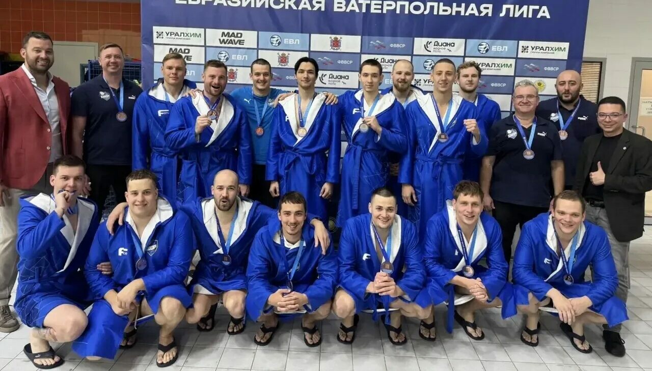 Астраханские ватерполисты завоевали бронзу чемпионата России