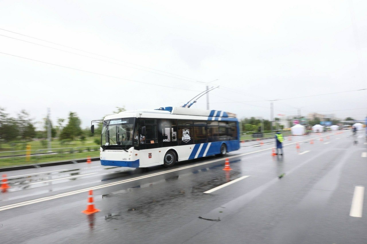 В Петербурге проходят заезды конкурса «Лучший водитель троллейбуса»