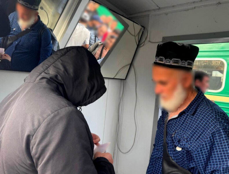 В Астраханской области сняли с поезда 14 иностранных граждан