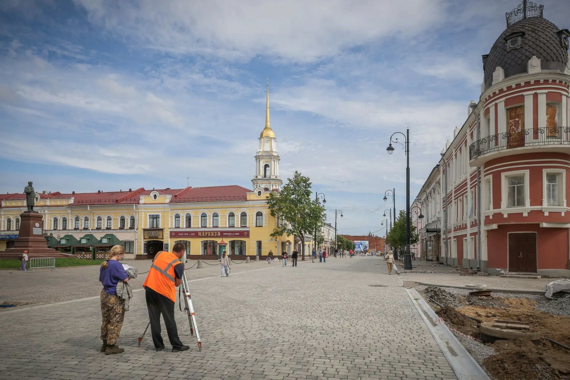 В Рыбинске стартовали капремонт теплотрасс и благоустройство пешеходных зон