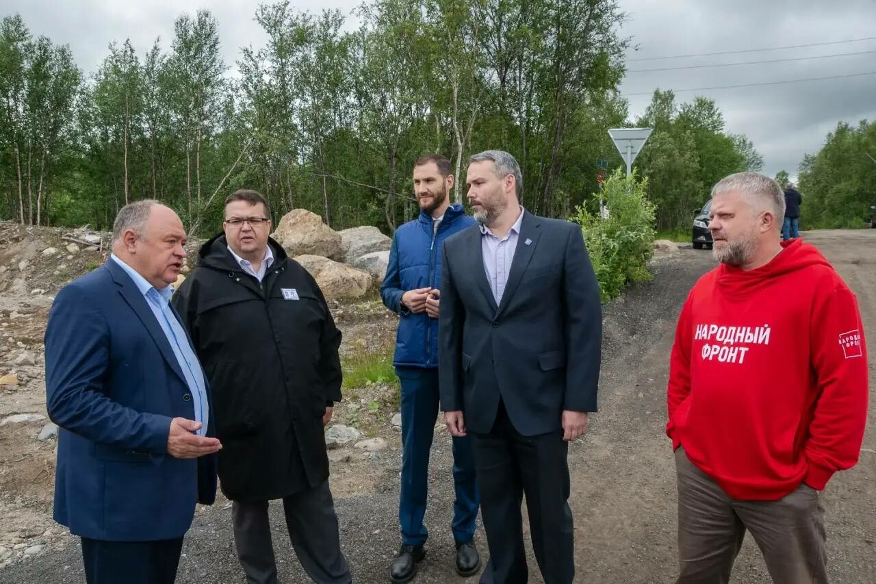 Лебедев рассказал о ремонте дороги в Мурманске