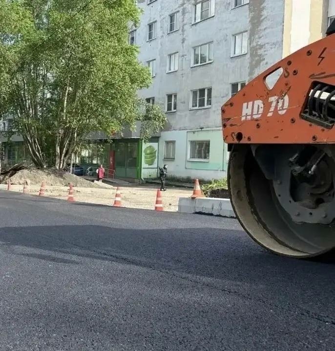 Иван Лебедев проверил ремонт улиц Павлика Морозова и Гагарина