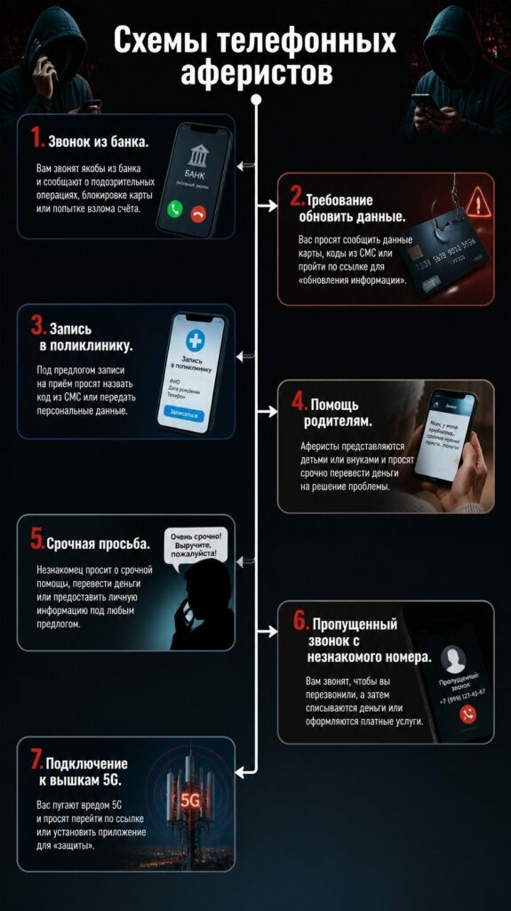 Схемы телефонного мошенничества в 2026 году