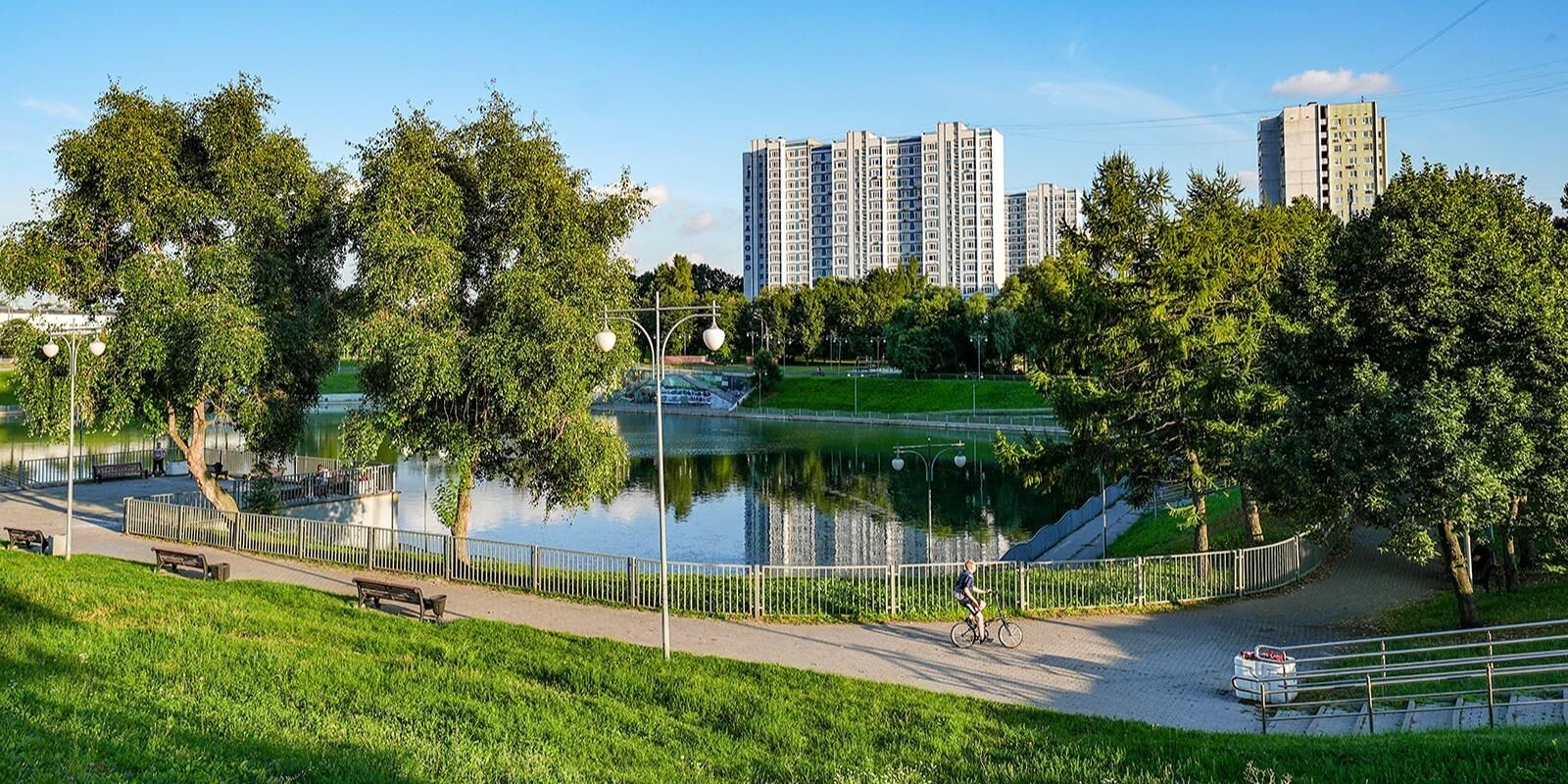 На юге Москвы завершились работы по реабилитации Малого Чертановского пруда