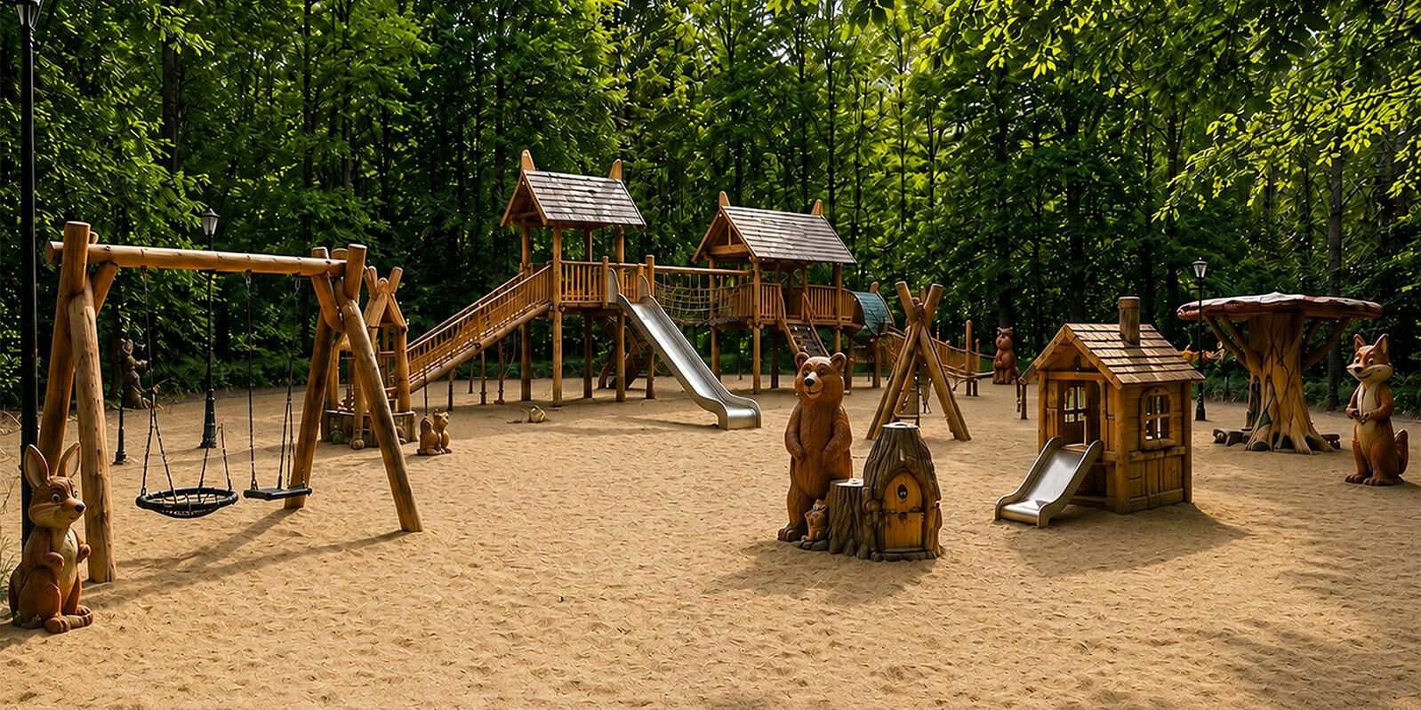 В национальном парке «Лосиный Остров» обновят лыжню, пляж и площадки