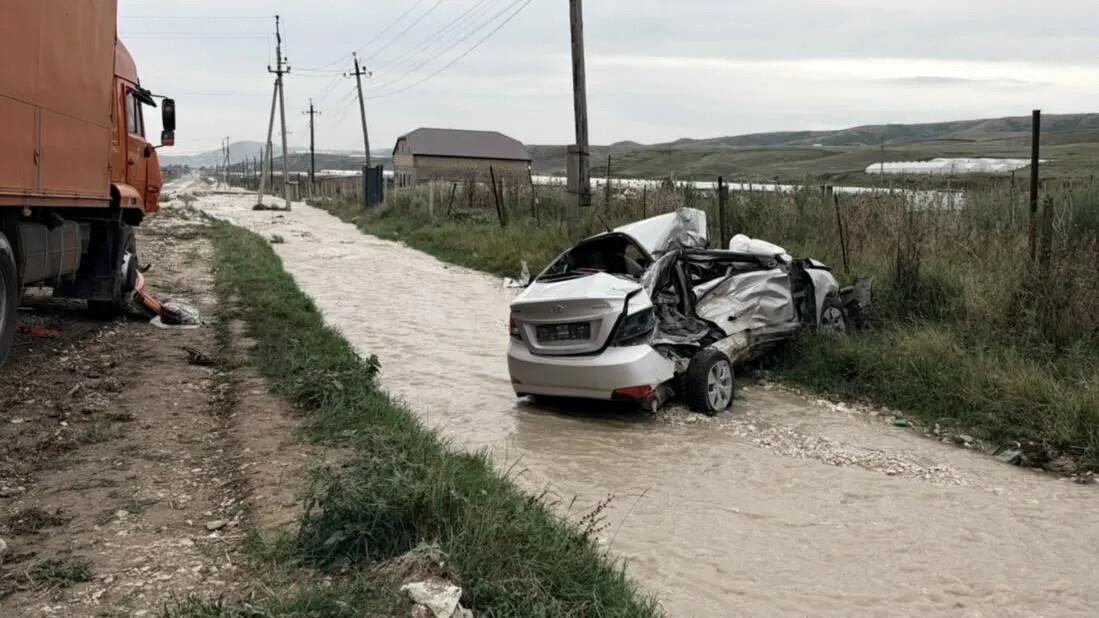 В Дагестане один человек погиб в ДТП с КамАЗом