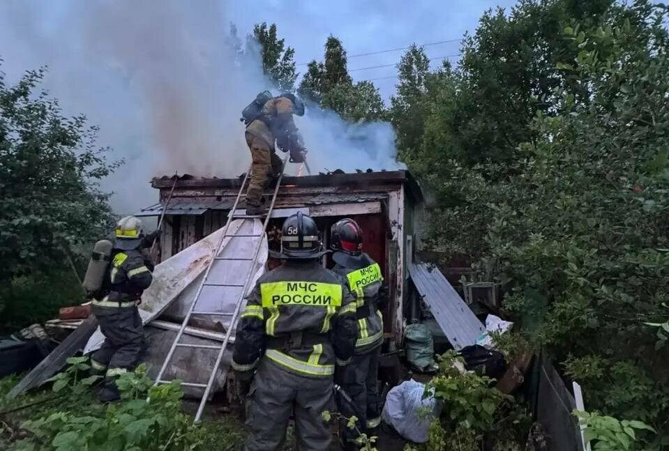 В Ленобласти за сутки ликвидировали 10 пожаров