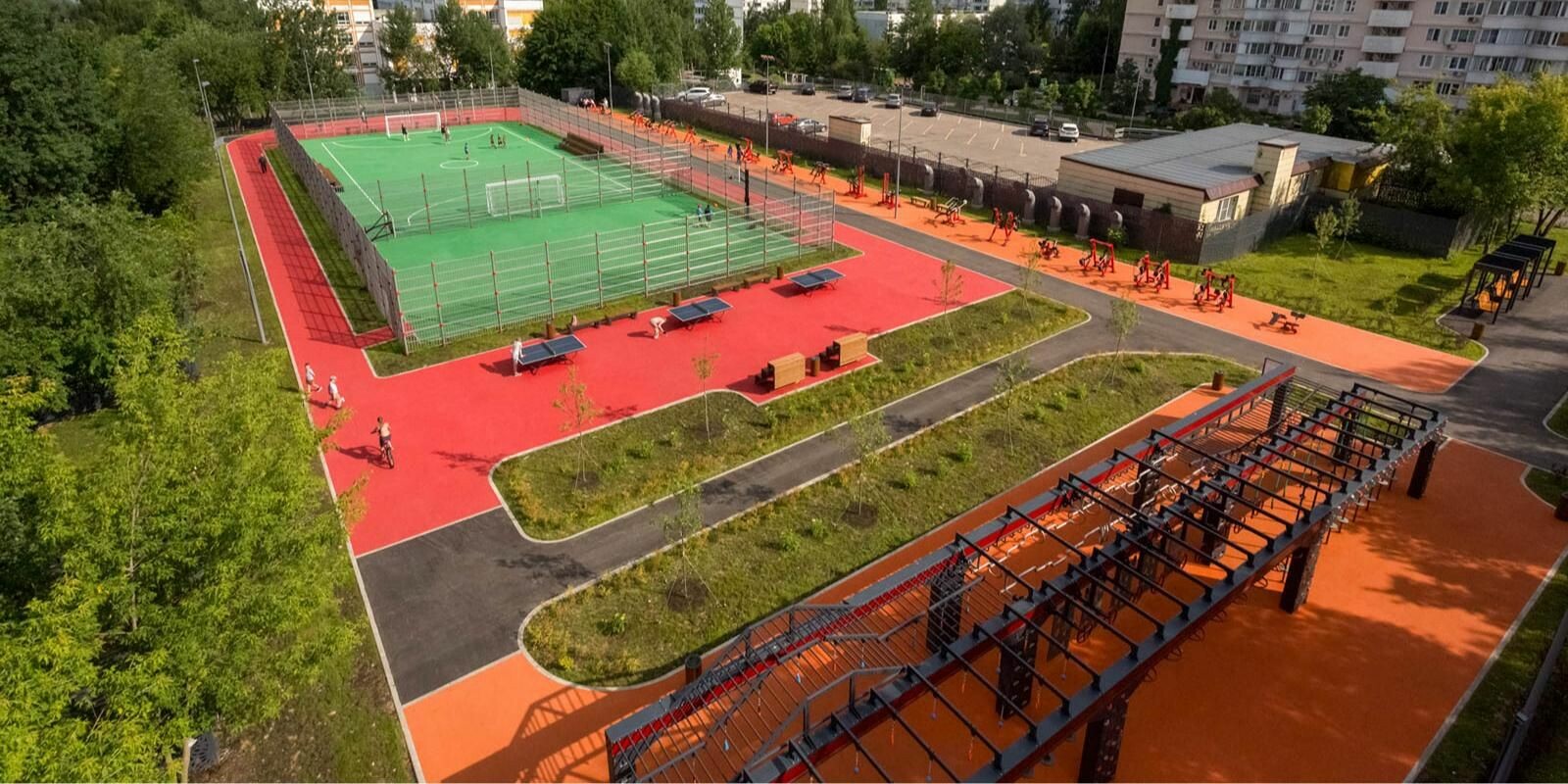 На юго-западе Москвы открыли спортивный кластер с «Русским ниндзя»