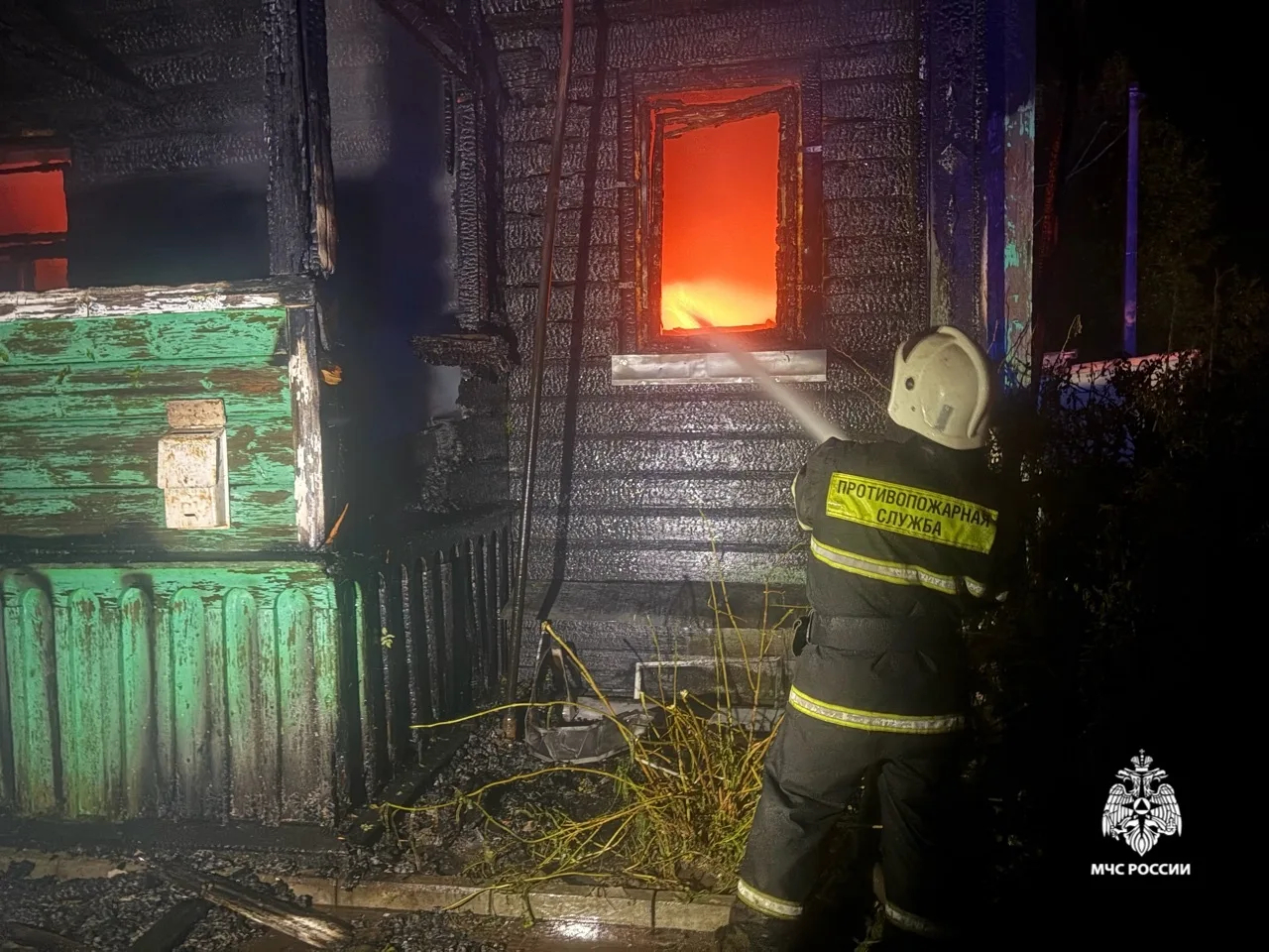 В деревне Маурино Ярославской области пожар унес жизнь человека