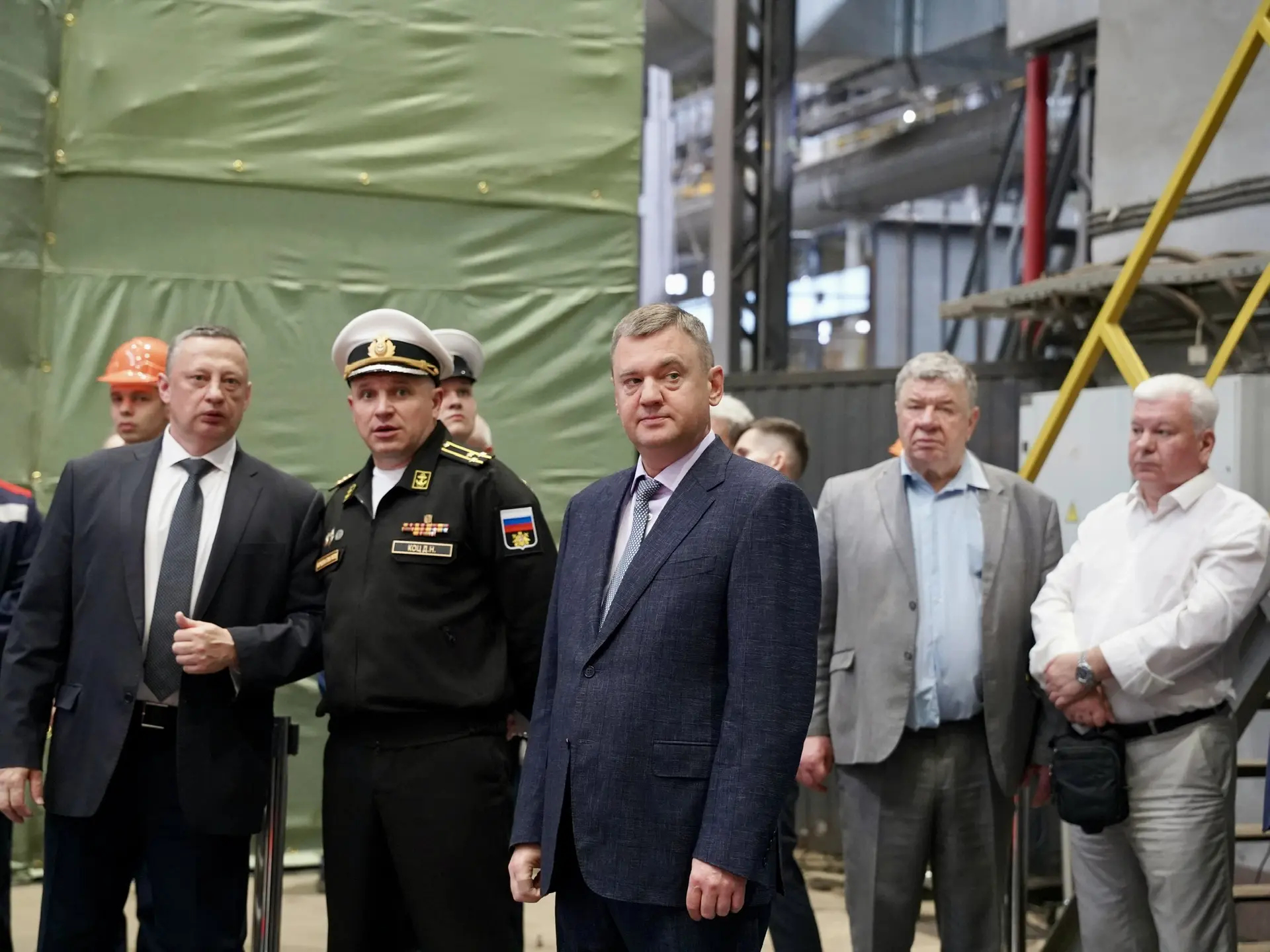 Поляков принял участие в закладке подводной лодки «Малоярославец» в Петербурге