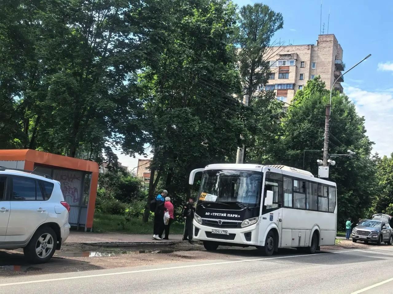 В Кузьмолово отремонтируют две остановки общественного транспорта