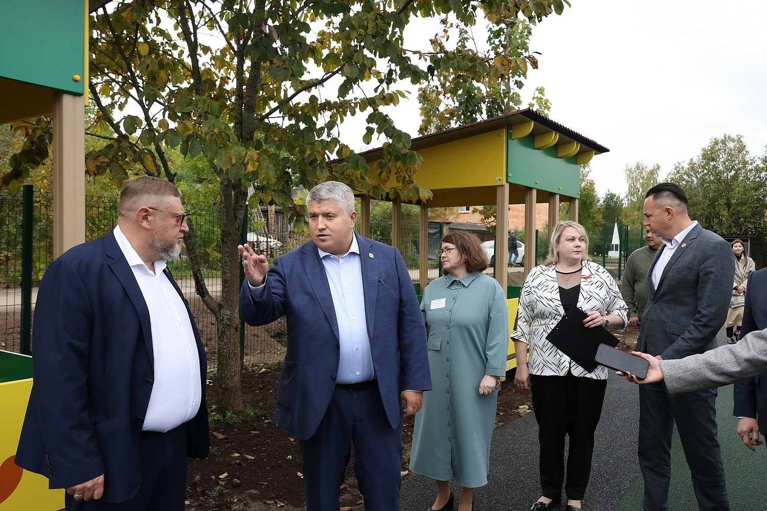 Дронов посетил отремонтированный детский сад «Ромашка» в селе Зарубино