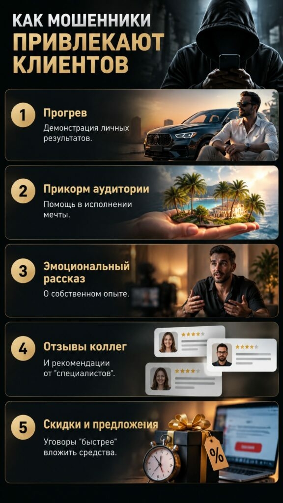Инфографика: Как инфоцыгане привлекают жертв